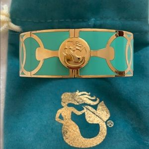 Spartina 449 Equestrian hinged bracelet.
